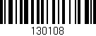 Código de barras (EAN, GTIN, SKU, ISBN): '130108'