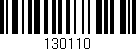 Código de barras (EAN, GTIN, SKU, ISBN): '130110'