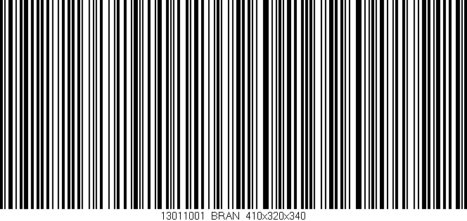 Código de barras (EAN, GTIN, SKU, ISBN): '13011001/BRAN_410x320x340'