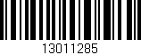 Código de barras (EAN, GTIN, SKU, ISBN): '13011285'