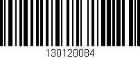 Código de barras (EAN, GTIN, SKU, ISBN): '130120084'