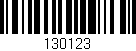 Código de barras (EAN, GTIN, SKU, ISBN): '130123'