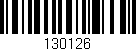 Código de barras (EAN, GTIN, SKU, ISBN): '130126'