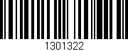 Código de barras (EAN, GTIN, SKU, ISBN): '1301322'