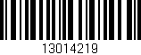 Código de barras (EAN, GTIN, SKU, ISBN): '13014219'