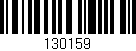 Código de barras (EAN, GTIN, SKU, ISBN): '130159'