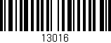 Código de barras (EAN, GTIN, SKU, ISBN): '13016'