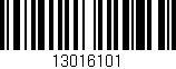 Código de barras (EAN, GTIN, SKU, ISBN): '13016101'