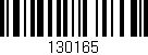 Código de barras (EAN, GTIN, SKU, ISBN): '130165'