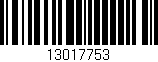 Código de barras (EAN, GTIN, SKU, ISBN): '13017753'