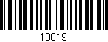 Código de barras (EAN, GTIN, SKU, ISBN): '13019'