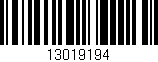 Código de barras (EAN, GTIN, SKU, ISBN): '13019194'