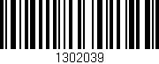 Código de barras (EAN, GTIN, SKU, ISBN): '1302039'