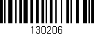 Código de barras (EAN, GTIN, SKU, ISBN): '130206'
