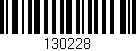Código de barras (EAN, GTIN, SKU, ISBN): '130228'