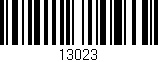Código de barras (EAN, GTIN, SKU, ISBN): '13023'