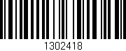 Código de barras (EAN, GTIN, SKU, ISBN): '1302418'