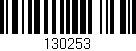 Código de barras (EAN, GTIN, SKU, ISBN): '130253'