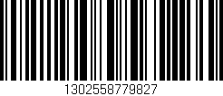 Código de barras (EAN, GTIN, SKU, ISBN): '1302558779827'