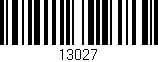 Código de barras (EAN, GTIN, SKU, ISBN): '13027'