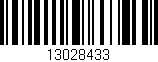 Código de barras (EAN, GTIN, SKU, ISBN): '13028433'