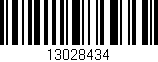 Código de barras (EAN, GTIN, SKU, ISBN): '13028434'