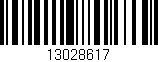 Código de barras (EAN, GTIN, SKU, ISBN): '13028617'