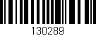 Código de barras (EAN, GTIN, SKU, ISBN): '130289'
