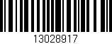 Código de barras (EAN, GTIN, SKU, ISBN): '13028917'