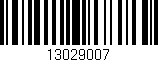 Código de barras (EAN, GTIN, SKU, ISBN): '13029007'