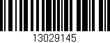 Código de barras (EAN, GTIN, SKU, ISBN): '13029145'