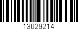 Código de barras (EAN, GTIN, SKU, ISBN): '13029214'