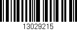 Código de barras (EAN, GTIN, SKU, ISBN): '13029215'