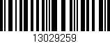Código de barras (EAN, GTIN, SKU, ISBN): '13029259'