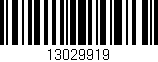 Código de barras (EAN, GTIN, SKU, ISBN): '13029919'