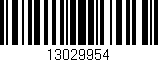 Código de barras (EAN, GTIN, SKU, ISBN): '13029954'