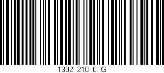 Código de barras (EAN, GTIN, SKU, ISBN): '1302_210_0_G'