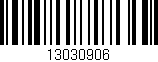 Código de barras (EAN, GTIN, SKU, ISBN): '13030906'