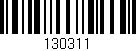 Código de barras (EAN, GTIN, SKU, ISBN): '130311'