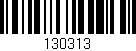 Código de barras (EAN, GTIN, SKU, ISBN): '130313'