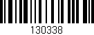 Código de barras (EAN, GTIN, SKU, ISBN): '130338'