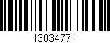 Código de barras (EAN, GTIN, SKU, ISBN): '13034771'