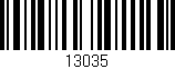 Código de barras (EAN, GTIN, SKU, ISBN): '13035'