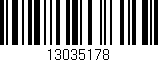Código de barras (EAN, GTIN, SKU, ISBN): '13035178'