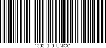 Código de barras (EAN, GTIN, SKU, ISBN): '1303_0_0_UNICO'