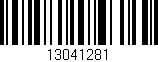 Código de barras (EAN, GTIN, SKU, ISBN): '13041281'