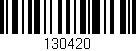 Código de barras (EAN, GTIN, SKU, ISBN): '130420'