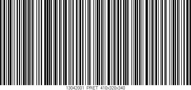Código de barras (EAN, GTIN, SKU, ISBN): '13042001/PRET_410x320x340'