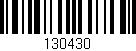 Código de barras (EAN, GTIN, SKU, ISBN): '130430'