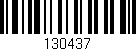Código de barras (EAN, GTIN, SKU, ISBN): '130437'